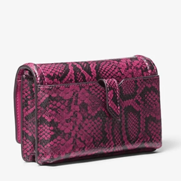 Michael Kors Jet Set Leather Smartphone Crossbody Bag - Picture 2 of 4